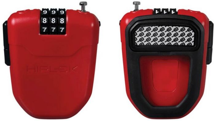 Hiplok FX Wearable Retractable Combination Lock – Red