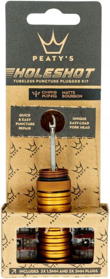 Peaty's Holeshot Tubeless Puncture Plugger Kit – Bourbon
