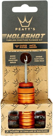 Peaty's Holeshot Tubeless Puncture Plugger Kit – Mango