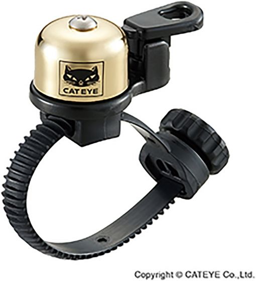 Cateye OH-2400 Flextight Brass Bell – Gold