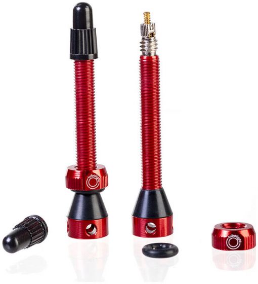 Tubolight Tubeless Valves – Red