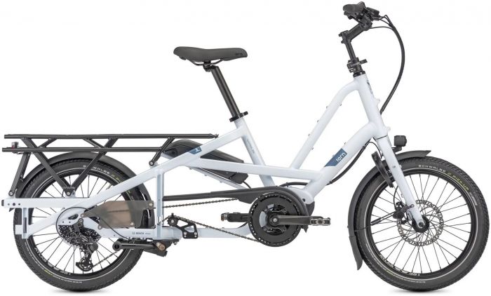 Tern Quick Haul Long D9 Performance Electric Cargo Bike – Satin Ice Grey