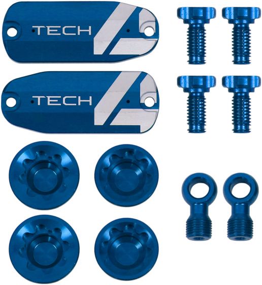 Hope Tech 4 V4 Custom Kit – Blue
