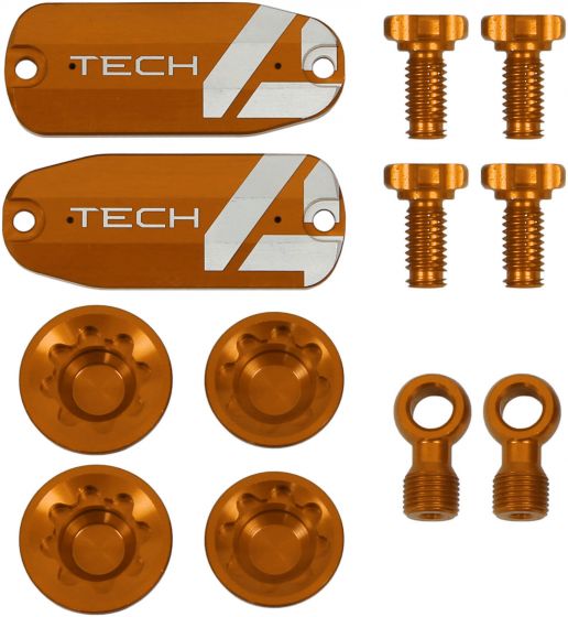 Hope Tech 4 V4 Custom Kit – Orange