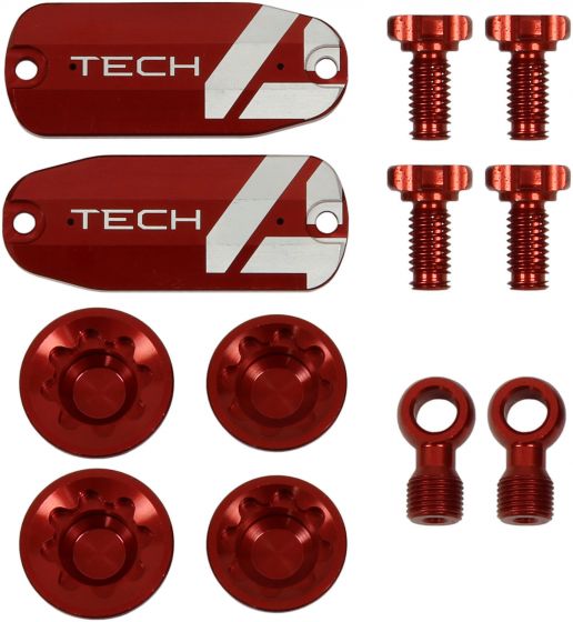 Hope Tech 4 V4 Custom Kit – Red