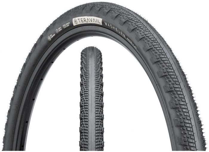 Teravail Washburn Light & Supple 700c Tubeless Tyre