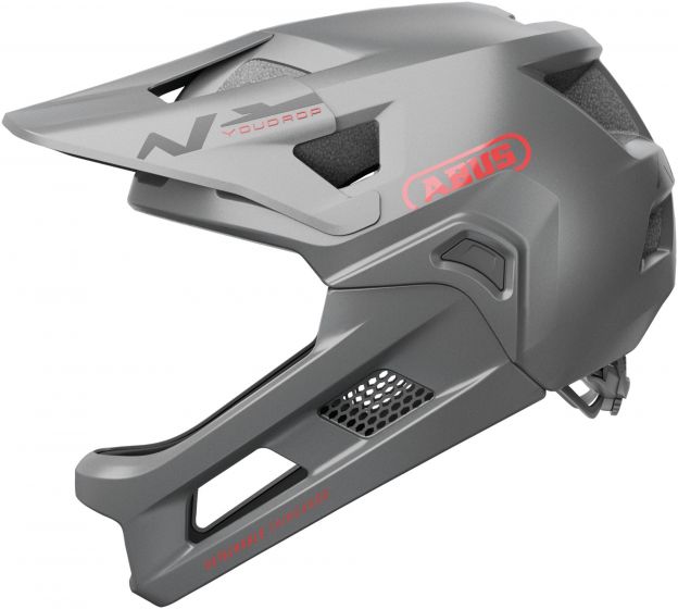 ABUS YouDrop FF Kids Helmet – Ti Silver