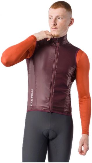 Castelli Aria 2 Vest – Deep Bordeaux