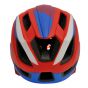 Kiddimoto Ikon Full Face Kids Helmet - Red/Blue