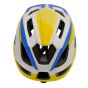 Kiddimoto Ikon Full Face Kids Helmet - White/Blue