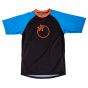 Orange Pennine Trail Short Sleeve Jersey - Blue/Black