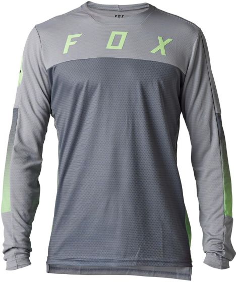 Fox Defend Cekt Long Sleeve Jersey – Light Grey