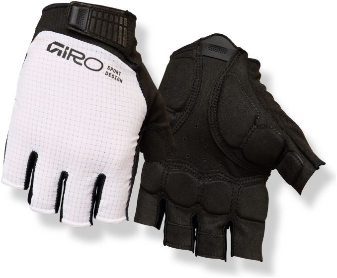 Giro Bravo II Short Finger Gel Gloves – White