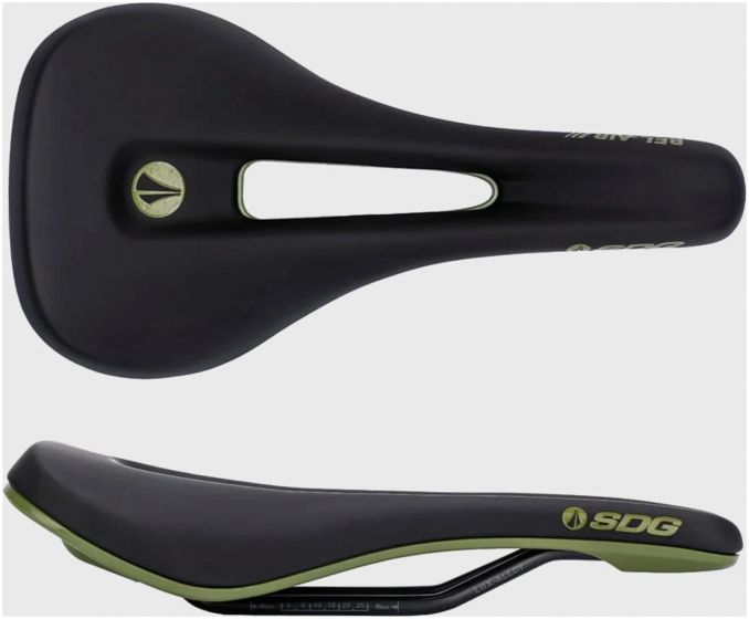 SDG Bel-Air V3 Overland Saddle – Microfibre Top / Olive Base