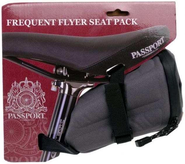 Passport Frequent Flyer Saddle Bag – Grey / Black
