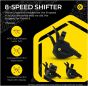 Box Four Wide Single-Shift 8-Speed E-Bike Groupset