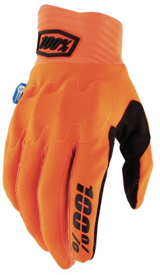 100% Cognito Smart Shock Gloves – Fluo Orange