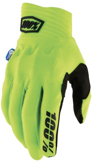 100% Cognito Smart Shock Gloves – Fluo Yellow