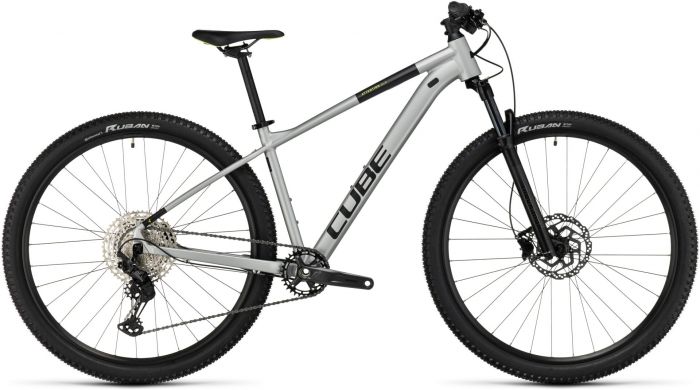 Cube Attention SLX 29-Inch 2023 Bike-Silver Grey / Lime-X-Large - Nearly New