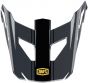 100% Status Youth Replacement Visor – Carby Charcoal