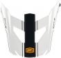100% Status Youth Replacement Visor – Carby Silver