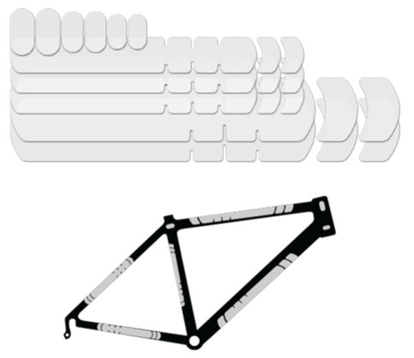Lizard Skins Bicycle Frame Protection Large Patch Kit