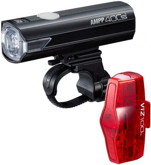 Cateye Ampp 400S & Viz 100 Light Set