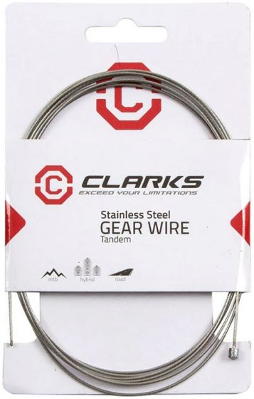 Clarks Stainless Steel Tandem Gear Cable