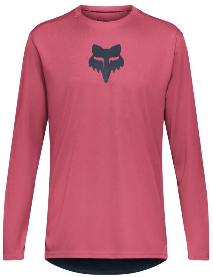 Fox Ranger Fox Head Long Sleeve Jersey – Dark Pink