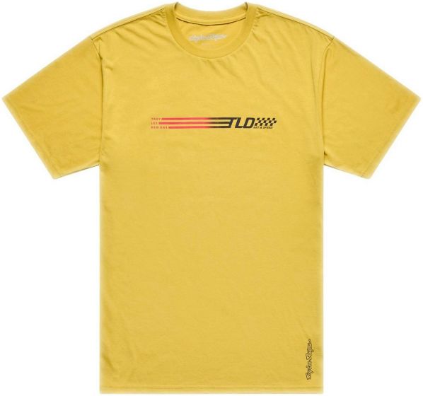Troy Lee Butter Short Sleeve T-Shirt – Stripe - Butter