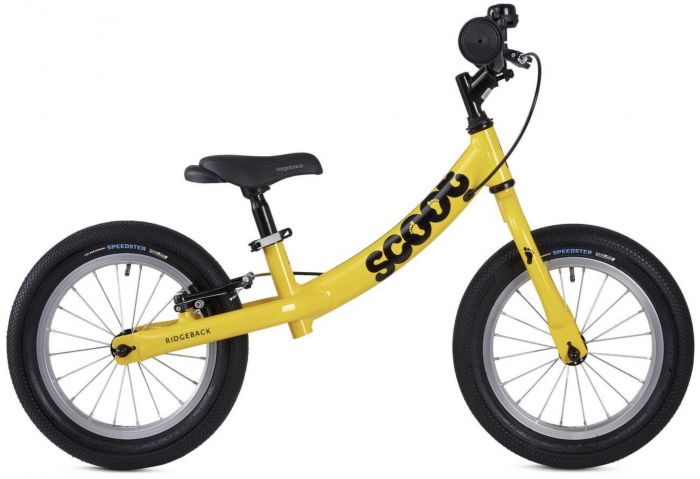 Ridgeback Scoot XL 14-Inch 2025 Balance Bike – Yellow