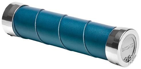 Brooks Slender Leather Grips – Teal