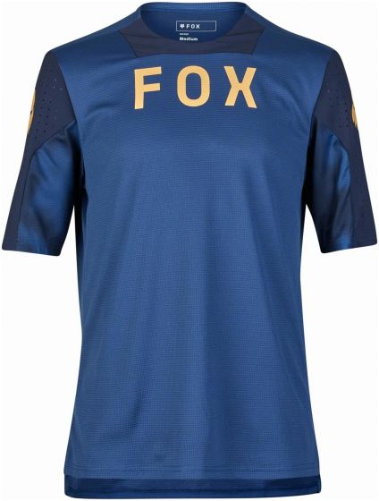 Fox Defend Taunt Short Sleeve Jersey – Purple / Blue