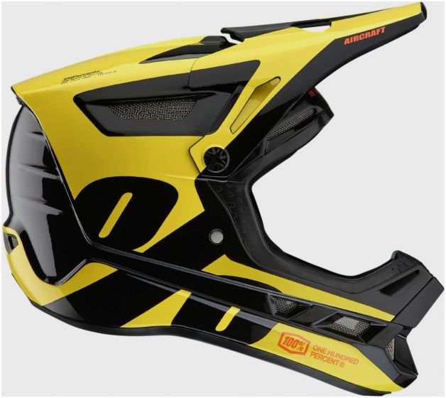 100% Aircraft Composite Helmet – LTD Neon Yellow