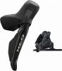 Shimano GRX ST-RX715 Di2 Hydraulic 12-Speed STI Lever With BR-RX410 Flat Mount Caliper