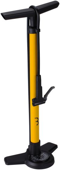 BBB AirBoost Gauge Floor Pump – Yellow