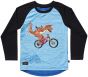Kids Ride Shotgun Dino Windproof Kids Long Sleeve Jersey