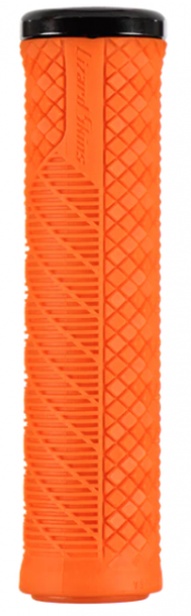 Lizard Skins Single-Sided Lock-On Charger Evo Grips – Blaze Orange, image 1 of 3