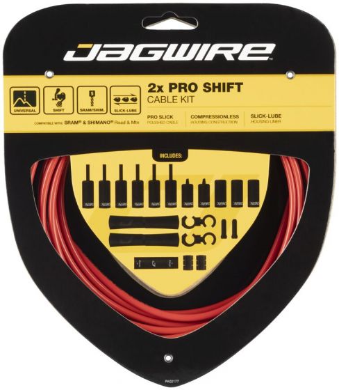 Jagwire Pro 2x Shift Kit – Red