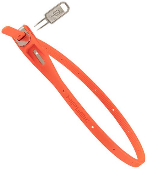 Hiplok Z LOK Armoured Reuseable Tie – Orange