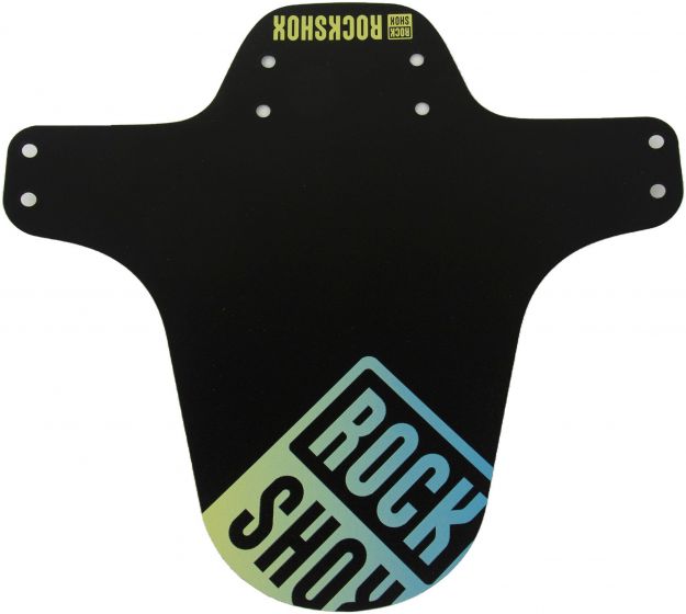 RockShox Universal MTB Mudguard – Yellow / Blue Fade Print