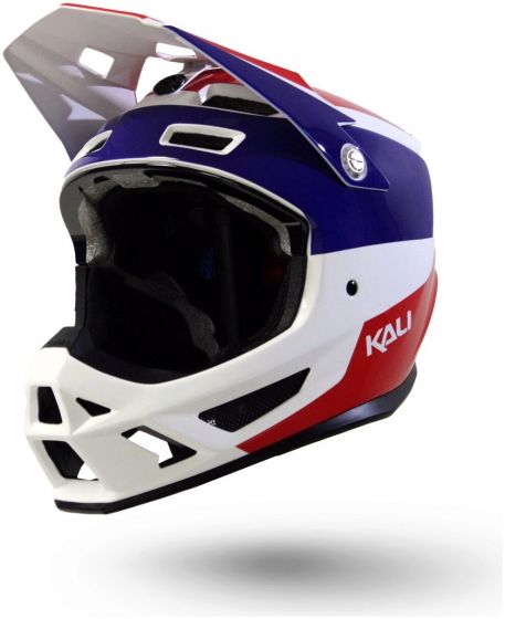 Kali Trinity Helmet – Matt Red / White / Blue