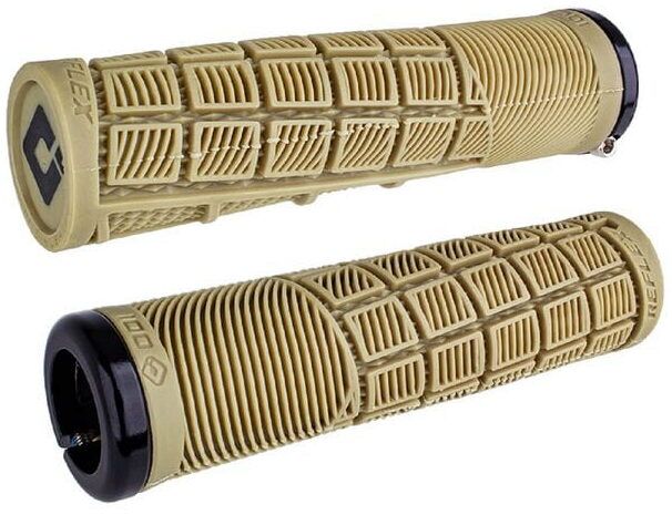 ODI Reflex Lock On Grips – Tan / Black