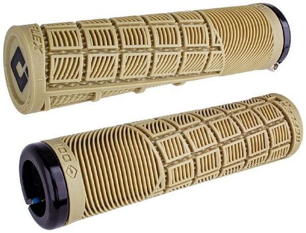ODI Reflex XL Lock On Grips – Tan / Black