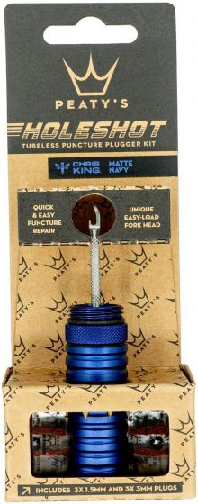 Peaty's Holeshot Tubeless Puncture Plugger Kit – Navy