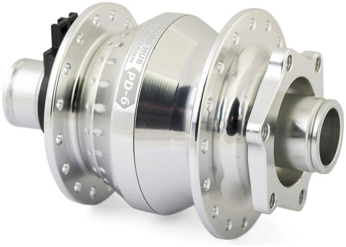 SP PD-6 Dynamo Disc Front Hub – Silver