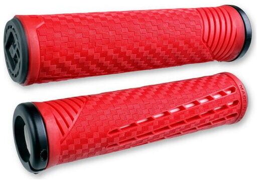 ODI CF Lock On Grips – Red / White