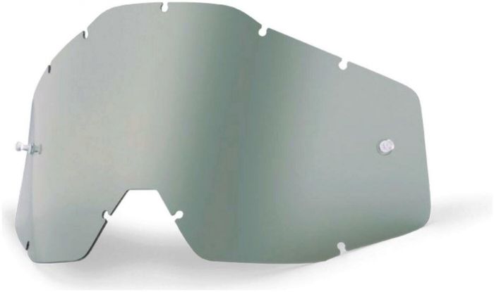 100% Accuri / Racecraft Strata Anti-Fog Lens – Smoke