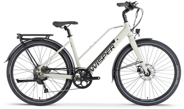 Wisper Tailwind Comfort Low Crossbar 2024 Electric Bike – Stone