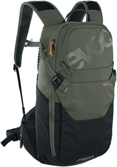 EVOC Ride Performance 12L Backpack – Dark Olive / Black